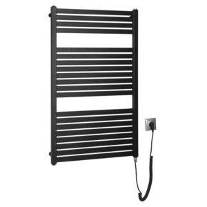 AQUALINE - TONDI-E elektrické vykurovacie teleso, rovné, 600x970 400 W, čierna matná DE466T vyobraziť
