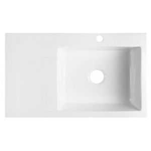 SAPHO - AVORIA keramický drez s odkvapem, 86x51cm, biela 55086 vyobraziť