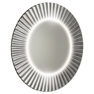 SAPHO - PRIDE STRIP guľaté zrkadlo s LED osvetlením v ráme, priemer 75cm, strieborná PD752 vyobraziť