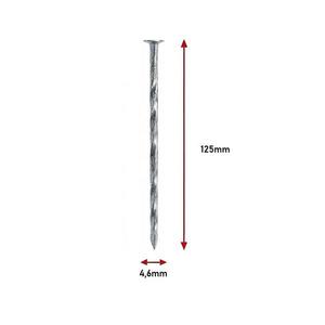 Skrutkové Klince Pozinkované 4, 6×125mm vyobraziť