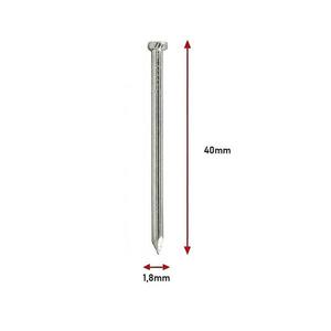 Stolárske klince pozinkované 1, 8×35mm vyobraziť