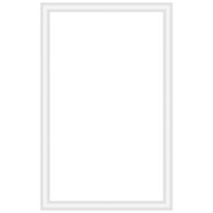 Dekoratívny rám JX276 Pure White 40x60 cm vyobraziť