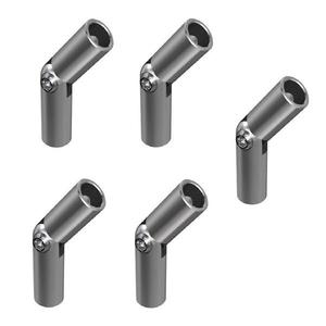 Koleno regulovateľné 5x12mm nehrdz. oceľ vyobraziť