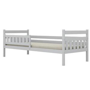Posteľ Dawid štandard + zábrana 80x160 biela vyobraziť