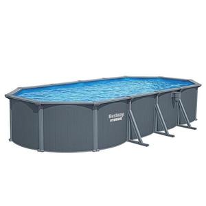 Bazen oceľový oválny Hydrium 7, 3x3, 6x1, 3 m antracit 561CW vyobraziť