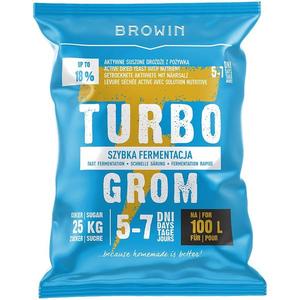 Liehovarnícke kvasnice turbo grom 5-7 dní 100 l - 340 g vyobraziť