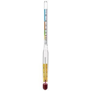 Alkoholmeter s teplomerom vyobraziť