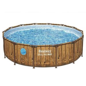 Bazén rámový s filtráciou 4, 27 x 1, 07 m drevený vzor BESTWAY 561JM vyobraziť