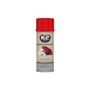 Farba na brzdové strmene a bubny K2 BRAKE CALIPER PAINT 400ml Červená vyobraziť