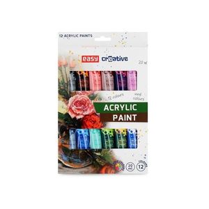 Farby akrylové EASY Creative 12ks 20ml vyobraziť