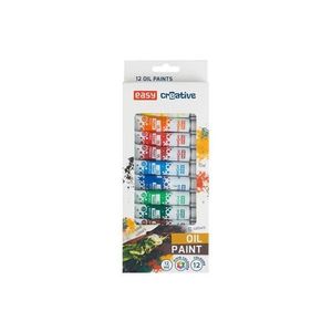 Farby olejové EASY Creative 12ks 12ml vyobraziť