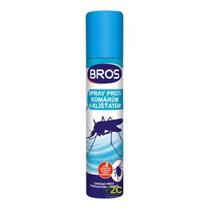 Sprej proti komárom a kliešťom BROS 90ml vyobraziť