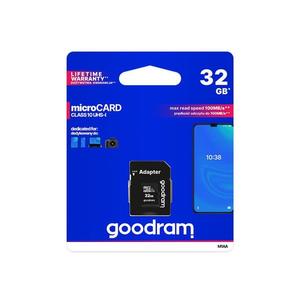 Karta pamäťová GOODRAM microSD 32GB s adaptérom vyobraziť