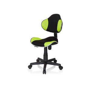 hjh OFFICE Detská stolička KIDDY GTI-2 (čierna/zelená) vyobraziť