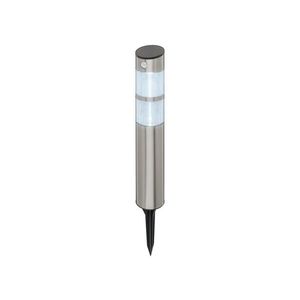 LIVARNO® Solárne záhradné LED svietidlo s pohybovým senzorom (matný/kefovaný/okrúhly) vyobraziť