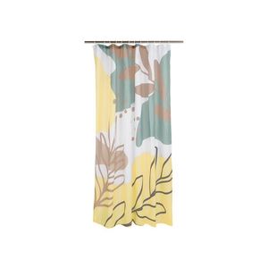 LIVARNO® Sprchový záves, 180 x 200 cm (biela/zelená/béžová) vyobraziť