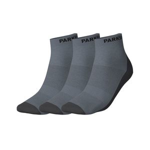 PARKSIDE® Pánske krátke pracovné ponožky, 3 páry (sivá, 39-42) vyobraziť