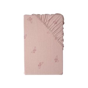 LIVARNO® Napínacia džersejová plachta, 140-160 x 200 cm (motýle/ružová) vyobraziť