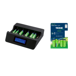 TRONIC® Nabíjateľné batérie Ni-MH, 4 kusy (AA) vyobraziť
