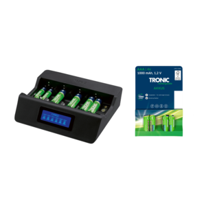 TRONIC® Nabíjateľné batérie Ni-MH, 4 kusy (AAA) vyobraziť