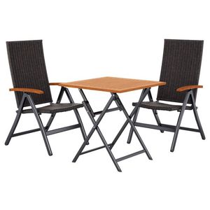 LIVARNO® Záhradný skladací stôl Valencia + Skladacie kreslo Valencia, 2 kusy vyobraziť