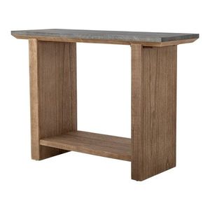 Konzolový stolík s kovovou doskou v prírodnej farbe 40x110 cm Riva – Bloomingville vyobraziť