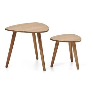 Odkladacie stolíky v súprave 2 ks z masívu akácie 60x61 cm Duvani – Kave Home vyobraziť
