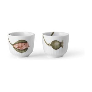Porcelánové stojančeky na vajíčka v súprave 2 ks Hammershøi Poppy – Kähler Design vyobraziť