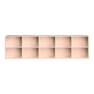 Svetloružová závesná knižnica 220x61x42 cm Mistral – Hammel Furniture vyobraziť