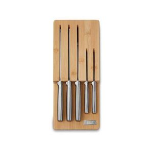 Súprava nožov so stojanom 5 ks z nehrdzavejúcej ocele Elevate Bamboo – Joseph Joseph vyobraziť