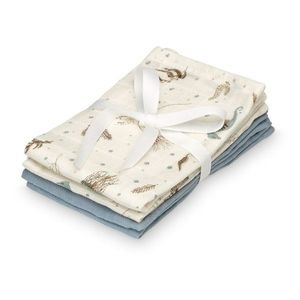 Svetložlté žinky v súprave 4 ks z Bio bavlny 30x30 cm Sea Garden – Cam Cam Copenhagen vyobraziť