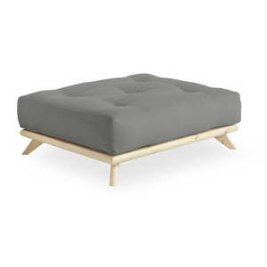 Podnožka so sivým poťahom Karup Design Senza Natural/Grey vyobraziť