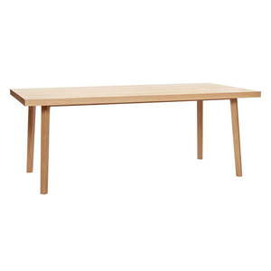 Jedálenský stôl v dekore duba 100x200 cm Herringbone – Hübsch vyobraziť