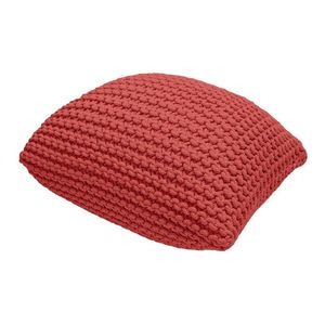 Červený pletený taburet Knit – Bonami Essentials vyobraziť