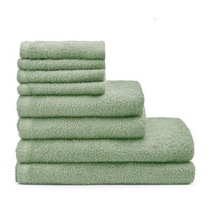 Zelené rýchloschnúce/froté bavlnené uteráky a osušky v súprave 8 ks Quick Dry – Catherine Lansfield vyobraziť
