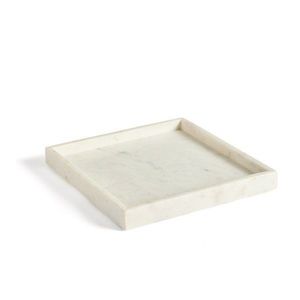 Mramorová dekoratívna tácka 35x35 cm Serela – Kave Home vyobraziť
