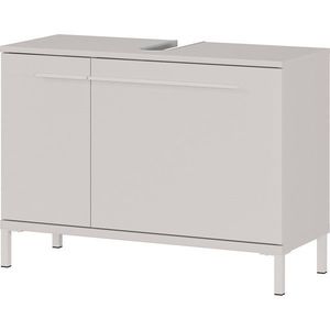 Krémová matná skrinka pod umývadlo 80x59 cm Laurino – Germania vyobraziť