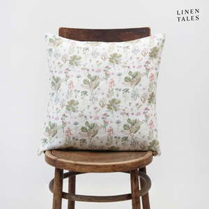 Ľanová obliečka na vankúš 50x50 cm White Botany – Linen Tales vyobraziť