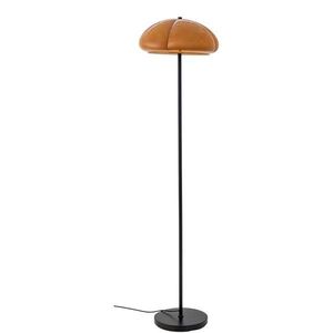 Okrovožltá stojacia lampa so skleneným tienidlom (výška 157 cm) Kinoko – Bloomingville vyobraziť