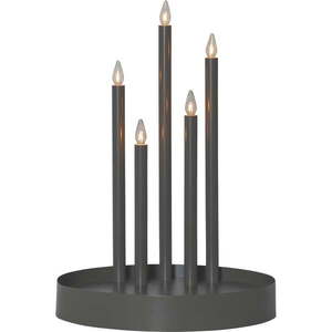 Čierna svetelná dekorácia ø 32 cm Deco – Star Trading vyobraziť
