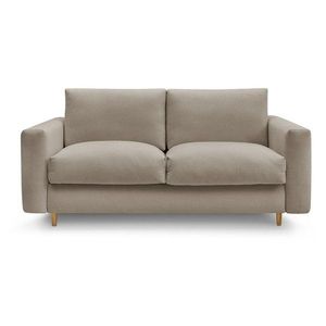 Taupe pohovka na každodenné spanie/rozkladacia 200 cm Cocoone – Bobochic Paris vyobraziť