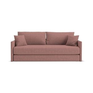 Ružová ženilková rozkladacia pohovka 209 cm Shannon – Cosmopolitan Design vyobraziť