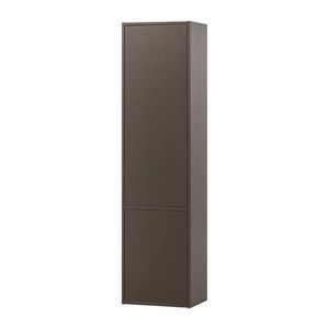 Tmavohnedá modulárna skrinka z borovicového dreva 55x215 cm Meggy – WOOOD vyobraziť