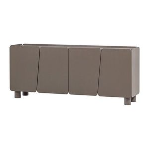 Hnedá komoda z borovicového dreva 200x85x45 cm Root – WOOOD vyobraziť