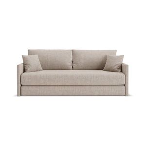 Svetlohnedá ženilková rozkladacia pohovka 209 cm Shannon – Cosmopolitan Design vyobraziť