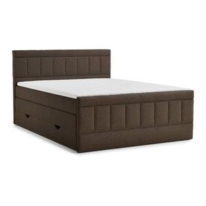 Hnedá boxspring posteľ s úložným priestorom 160x200 cm Caya – Maison de Rêve vyobraziť