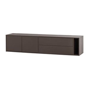 Tmavohnedý TV stolík z borovicového dreva 200x45x44 cm Settle Down – vtwonen vyobraziť