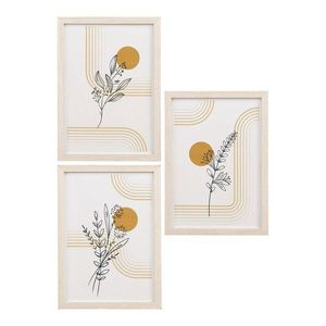 Rámčeky v súprave 3 ks na stenu v svetloprírodnej farbe 21x30 cm Madison – House Nordic vyobraziť