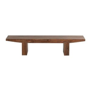 Konferenčný stolík z masívu akácie v tmavoprírodnej farbe 48x152 cm Eron – WOOOD vyobraziť