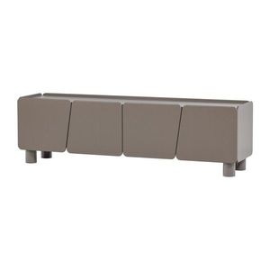Hnedý TV stolík z borovicového dreva 200x58x45 cm Root – WOOOD vyobraziť